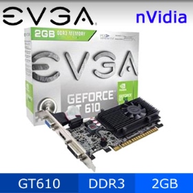 EVGA艾維克 GT610 2G DDR3