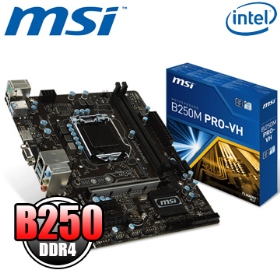 微星B250M PRO-VH Intel 1151主機板