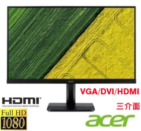 Acer 宏碁 KA241Y 24吋液晶螢幕 濾藍光不閃屏VA面板 VGA/DVI/HDM