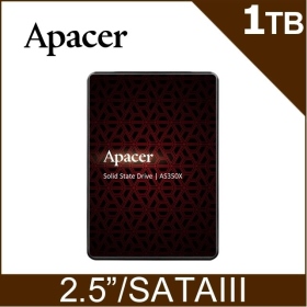 宇瞻 Apacer AS350X 1TB 固態硬碟 2.5吋 SATA III 1T SSD
