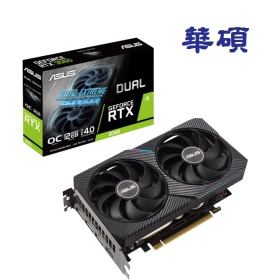 華碩 DUAL-RTX3060-O12G-V2 OC 12GB GDDR6 顯示卡