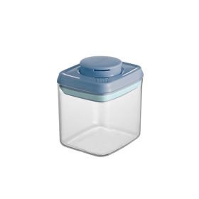 【安酷生活】一鍵搞定全防漏萬用密封罐 320ml-藍