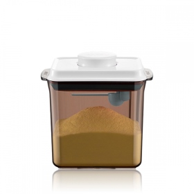 【安酷生活】一鍵搞定防滑刮平奶粉罐 1700ml-避光款