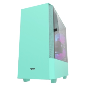 darkFlash DLV22 ATX機箱-薄荷綠(不含風扇)