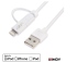 LINDY 林帝 雙接頭 APPLE LIGHTNING & MICRO-B TO USB傳輸充電線, 1M