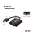 LINDY 林帝 HDMI TO VGA + AUDIO 轉接器  38195A