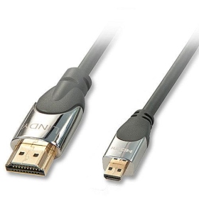 LINDY 林帝 鉻系列 高速傳輸 HDMI 2.0 A公對D公 連接線 2m (HDMI to Micro HDMI)