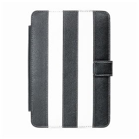 iPad Air 時尚精品-商用站立式保護套(黑白直條紋)